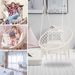 Hammock Chair Macrame Swing Max 330 Lbs Hanging Cotton Rope Hammock Swing Chair for Indoor and Outdoor_voghion.com