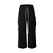 Darkwave Utility Cargo Pants – High-Street Drop-Crotch Joggers With Flared Hem & Side-Zip Pockets (Sizes M-XXXL)_voghion.com