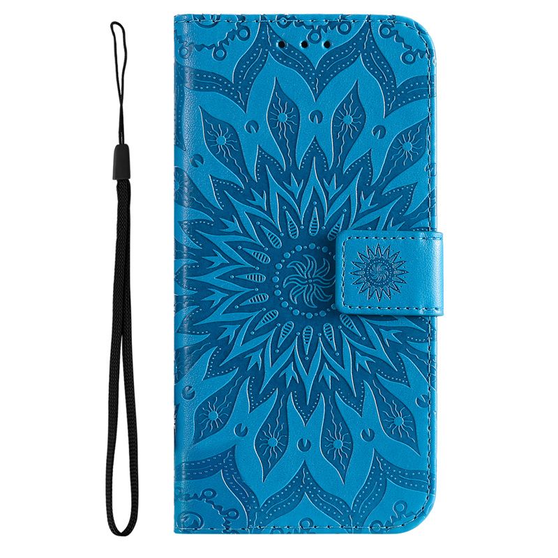Aranyos Datura Flip Case Etui Samsung Galaxy A03 A13 Lite A12 A23 A33 A52 A52S A53 A73 S21 S20 FE S22 5G Card Wallet Co._voghion.com
