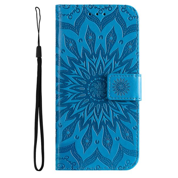 Aranyos Datura Flip Case Etui Samsung Galaxy A03 A13 Lite A12 A23 A33 A52 A52S A53 A73 S21 S20 FE S22 5G Card Wallet Co._voghion.com