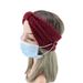 Masker Anti-wurgknoop Gebreide maïskorrel Strikgaren Sport Oorbescherming Hoofdband_voghion.com