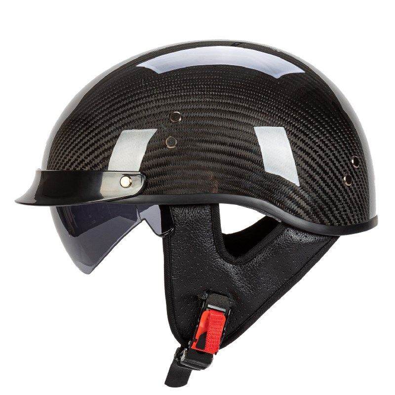 Süsinikkiust kiiver Harley Helmet Sisseehitatud objektiiviga mootorrattakiiver_voghion.com