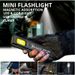 Mini Thin EDC Flashlight With Tail Magnet USB Rechargeable COB Worklight With Pen Clip For Outdoor Camping Fishling_voghion.com