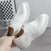 Euro Step Brogue Weiß Casual Leder Frühling Große Größe Schnürschuhe Herren Outdoor Formale Low-Top Business Schuhe_voghion.com