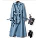 Ženski Temperament Slim Slim Waist Modni Trench Coat_voghion.com