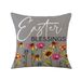 Easter pillow cartoon rabbit sofa pillow living room decoration new printed pillow customization_voghion.com