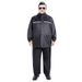Adult Reflective Plus Size Raincoat And Rain Pants Set Double Layer Cycling Extra Large Split Type Oversized_voghion.com