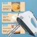 Electric Handheld Beater For Home Use, Cream White Egg Beater, Cake Automatic Mixer_voghion.com
