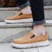Geeignet für alle Jahreszeiten Frühling 2024 Neue Slip-On-Loafer aus echtem Leder für Herren_voghion.com