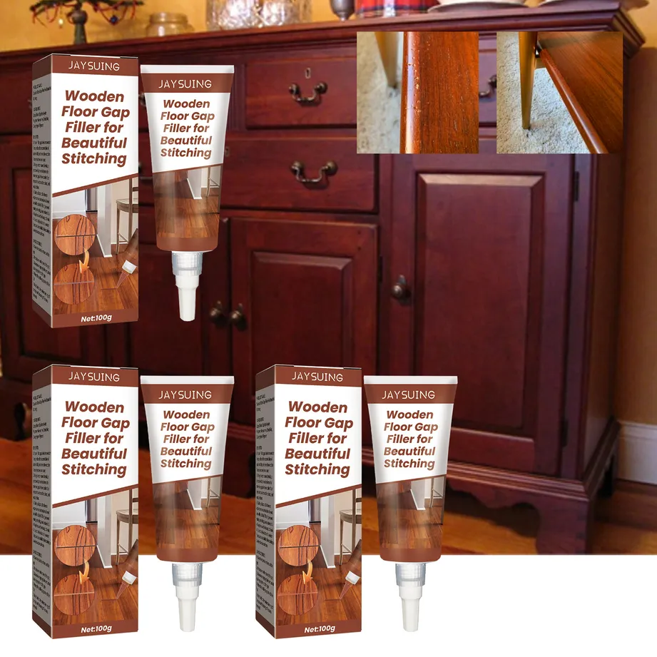 Wood Floor Caulking Agent, Solid Wood Furniture Floor Scratch Repair Waxing Filling Caulking Agent_voghion.com
