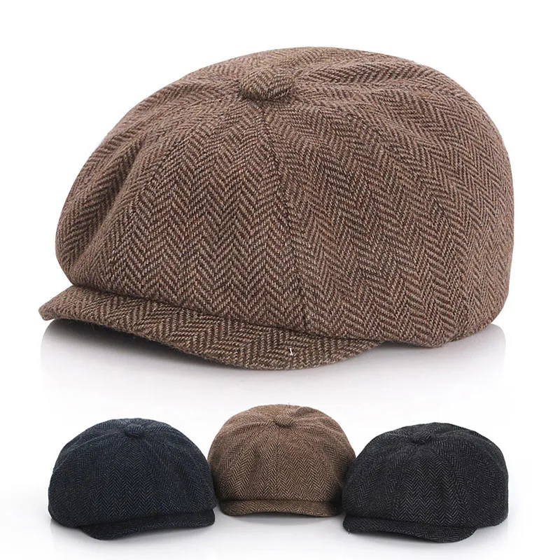Automne Hiver Enfants Chapeau Classique Garçons Béret Chapeaux Mode Enfants Casquette Chaud Accessoires Tout-petit Bébé Photographie Accessoires Bébé Cadeaux_voghion.com