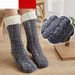 Chaussettes Chaussettes de sol d'hiver Chaussettes de neige pour adultes Chaussettes de couchage Chaussettes de confinement à domicile Couvre-jambes Chaussettes de tapis Chaussons Chaussettes enfants_voghion.com