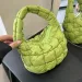 Mini Cloud Plissettata Per Donna Casual Trapuntata Borsa a Mano in Nylon Imbottito Manico Borse Y Morbida Gonfiabile Er Borsa da Ascella 250516_voghion.com