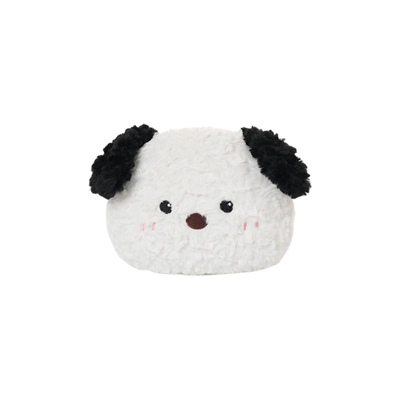 Cartoon dog car seat cushion winter warm and thick cute car seat cushion plush soft and comfortable seat cushion_voghion.com