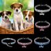 3 Rows Rhinestone Elastic Collar Dog Cat Crystal Necklace Simple Pet Decoration Neck Ring Customization_voghion.com