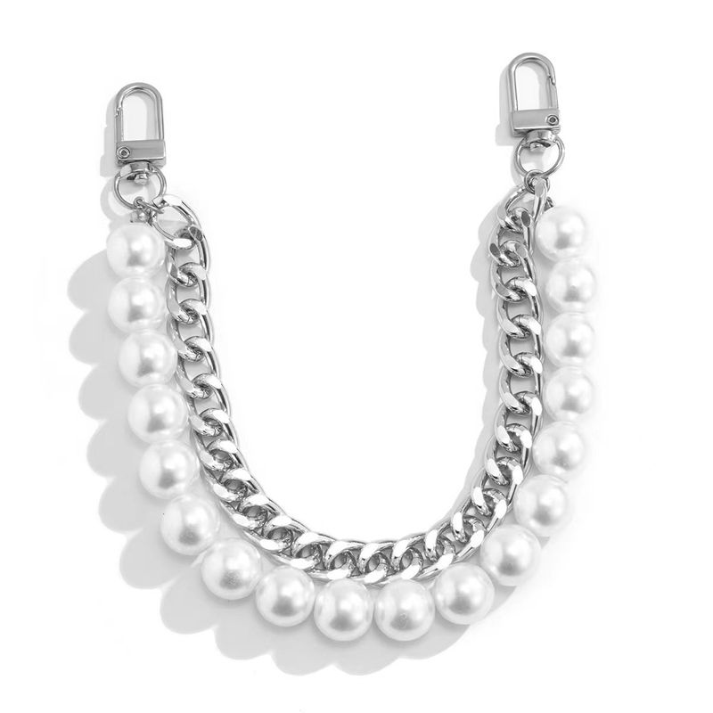 Accessori per borse Temperamento Doppia catena per borse Moda Accessori in metallo con perline_voghion.com