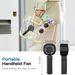 Digital Mini Handheld Fan - 3 Speeds 3000mAh USB_voghion.com