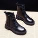Martin For Women British Style 2024 New Autumn Winter Thick Sole Versatile Short Boots With Fleece Ins Trend_voghion.com