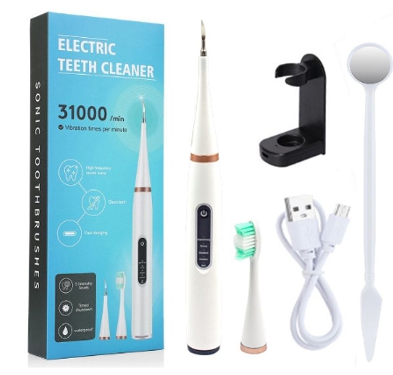 Elektrische Tanden Whitening Tandsteen Scaler Plaque Koffievlek Tandsteen Verwijdering Hoge Frequentie Sonische Tandenborstel Tandenreiniger_voghion.com