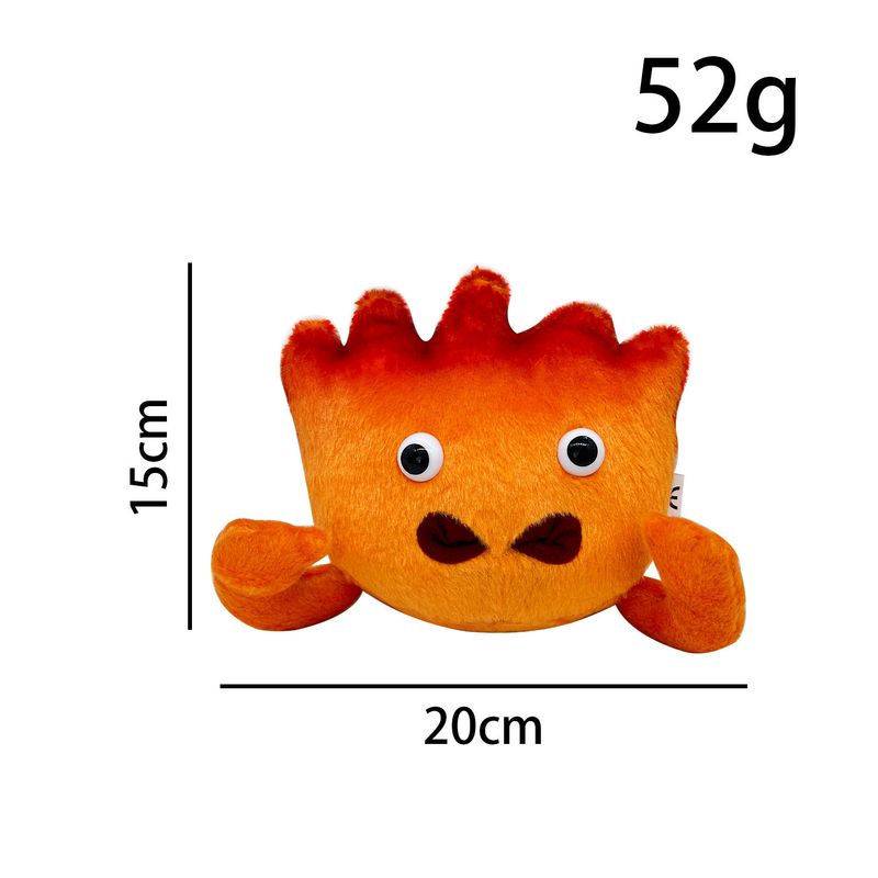 Cross border new product Calcifer plush Calcifer flame demon small flame plush doll doll_voghion.com