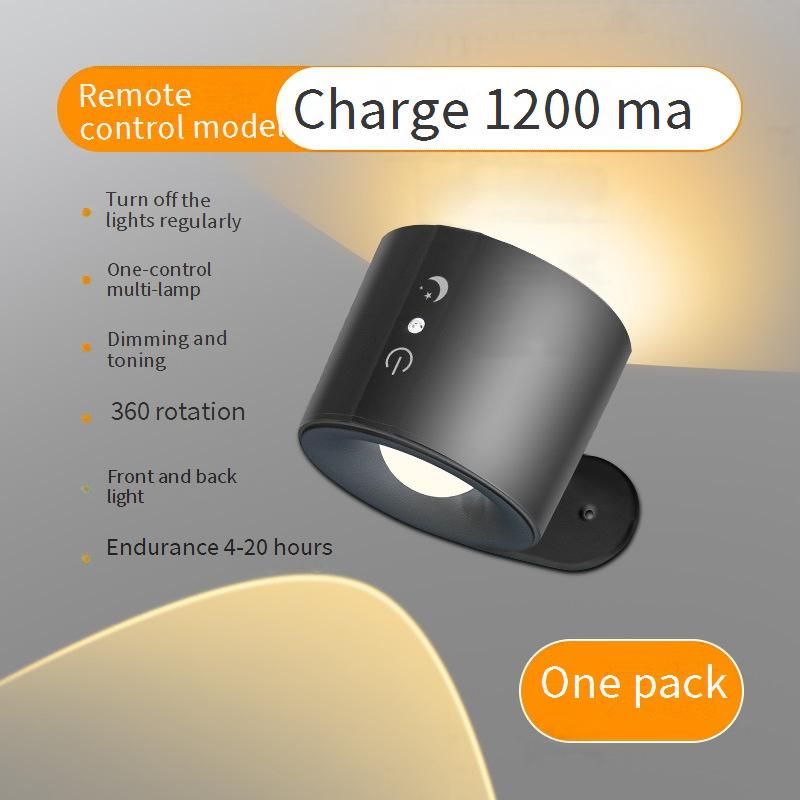 Wireless Magnetic LED Wall Light - No Wiring & No Drilling Rechargeable Battery Adjustable Angle_voghion.com