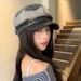 Checkered Patchwork Women's Beret, 2025 New_voghion.com