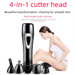 4-in-1 Electric Shaver Set, USB Rechargeable Wet & Dry Full Body Hair Removal Tool_voghion.com