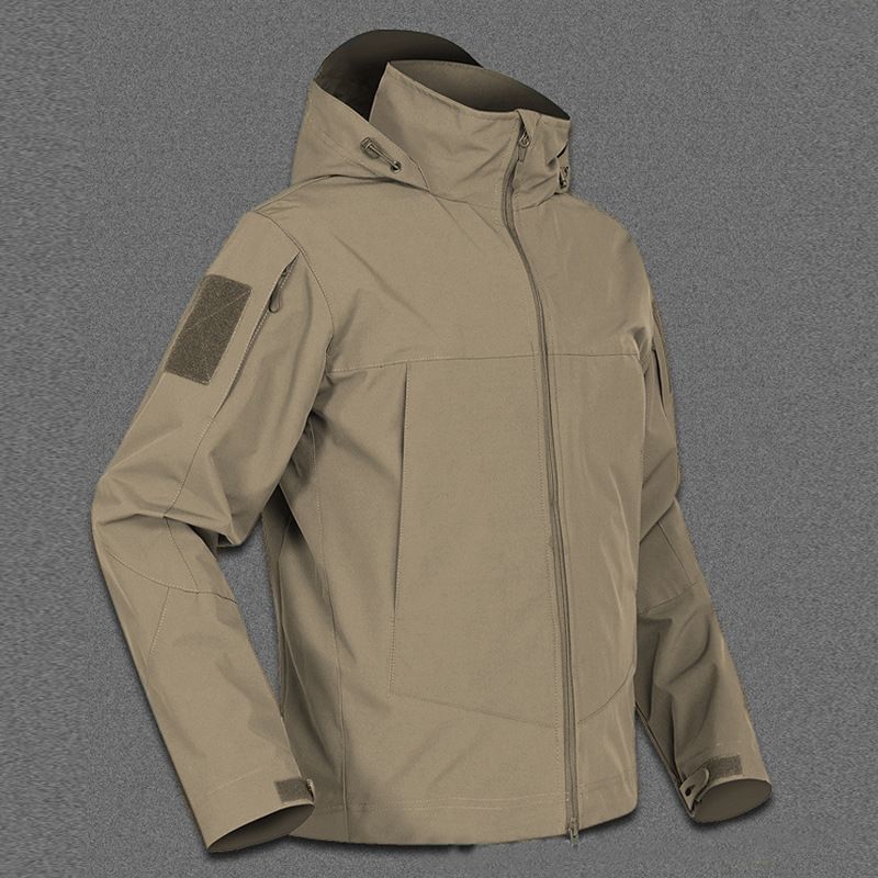 Chaqueta táctica softshell unisex: cortavientos ligero e impermeable para exploración urbana y senderismo (tallas S-3XL, 3 colores)_voghion.com