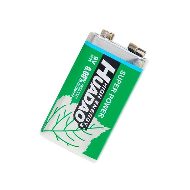kertakäyttöinen 9 V:n alkaliparisto, yleismittarin hälytysmikrofoni, 6F22-hiilikuivaparisto, 1100 mAh, KTV-leluihin_voghion.com