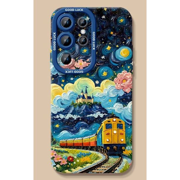 Van Gogh Compatible Samsung Ultra Phone S24 Plus Silicone S23 Full Coverage S22 Soft Case S21 New Model_voghion.com