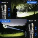 High Power LED Flashlight - USB Rechargeable 1000LM, Zoomable Multifunctional Torch For Outdoor Camping,Emergency (Waterproof)_voghion.com