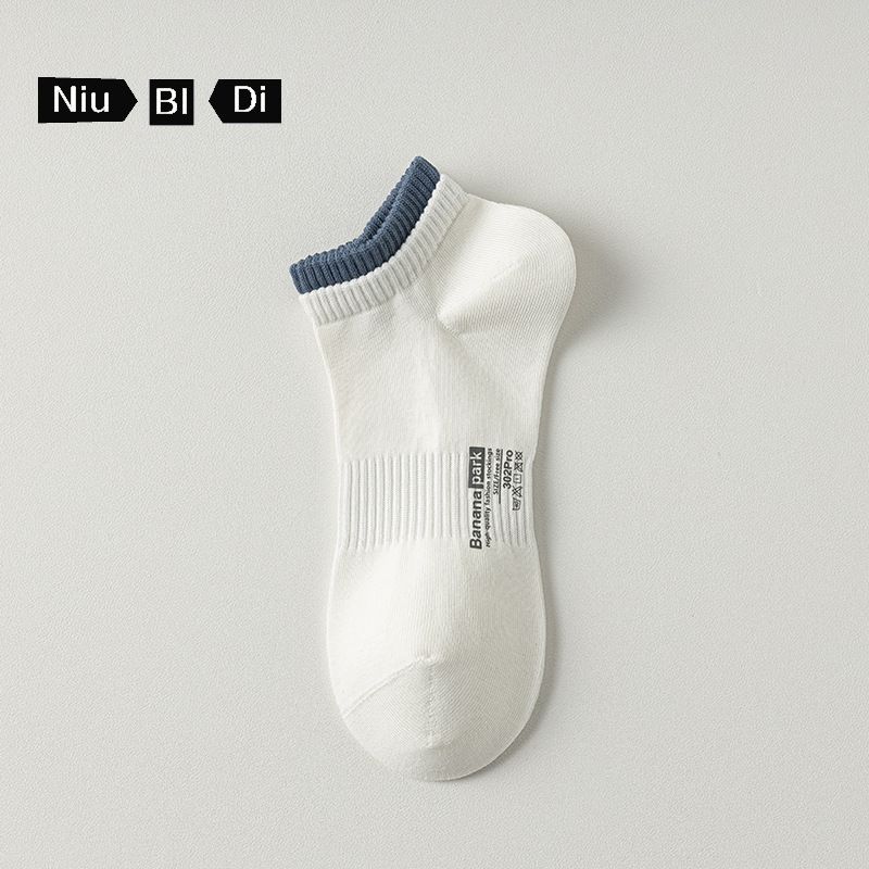 2025d Men's Thin Cotton Sweat-Absorbing Deodorant Short Summer All-Cotton Breathable Large Size Low Waist Leather Shoes Boat_voghion.com