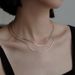 Minimalist INS Cold Style Ultra-Thin Snake Bone Titanium Steel Necklace For Women, Simple Chain, Niche Design Sense_voghion.com