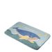 Dolphin Bliss Plush Bath Mat - Ultra Absorbent Memory Foam Carpet For Bathroom (Non-Slip Backing, Fast Drying, Machine Washable)_voghion.com