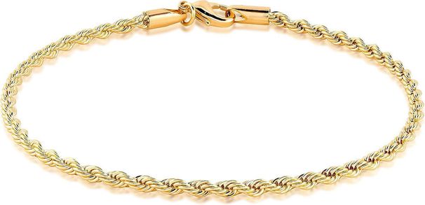 Catena cubana intrecciata a doppio strato, stile hip-hop versatile e minimalista coreano e giapponese, in oro e argento._voghion.com