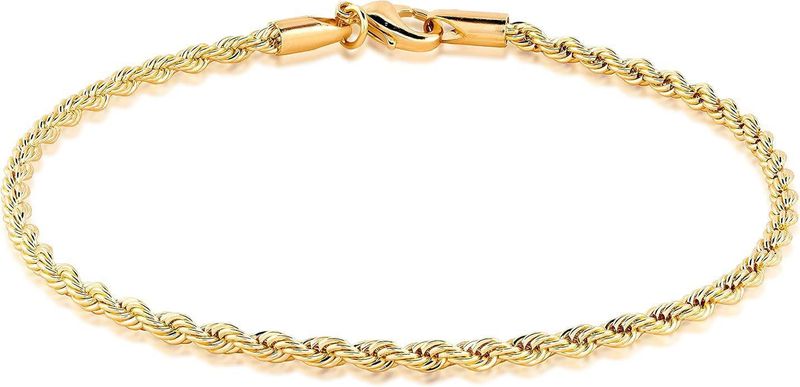 Korean And Japanese Fashion Hip-Hop Versatile Minimalist Style Cuban Single Double Layer Braided Chain Gold Silver_voghion.com
