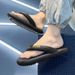 Men's Flip-flops, 2025 Summer New Soft Thick Bottom Non-slip Anti-odor Home And Outdoor Versatile Daily Lightweight And Comfortable_voghion.com