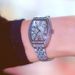 Classic barrel shaped full diamond inlaid luxury women's watch, banquet party jewelry_voghion.com