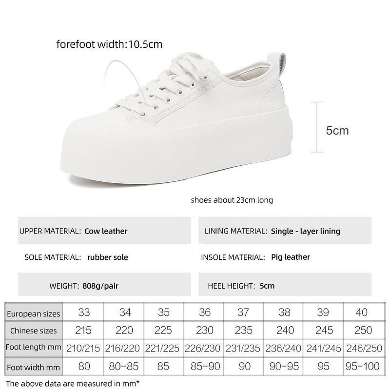 cameido Damskie buty do jazdy na deskorolce Chunky - na wiosnę, z okrągłymi noskami, sznurowadłami, platformową podeszwą i białym kolorem_voghion.com