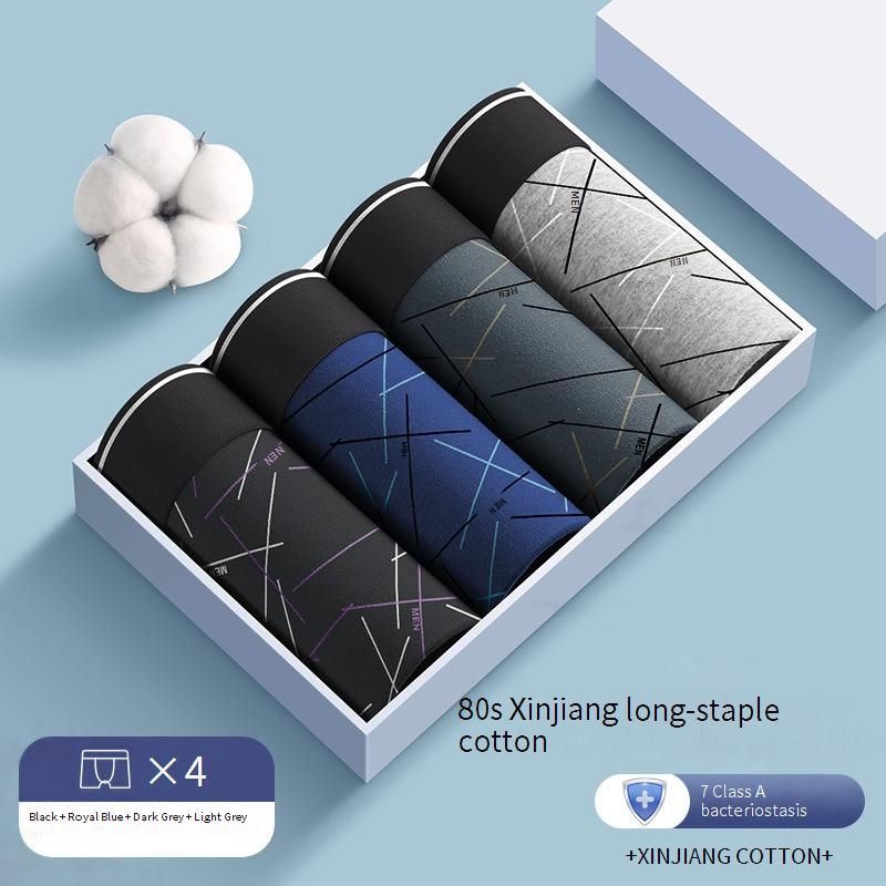 Erkek İç Çamaşırı %100 Pamuklu Boxer Şort Erkek Boxer Külot Erkek Çocuk_voghion.com