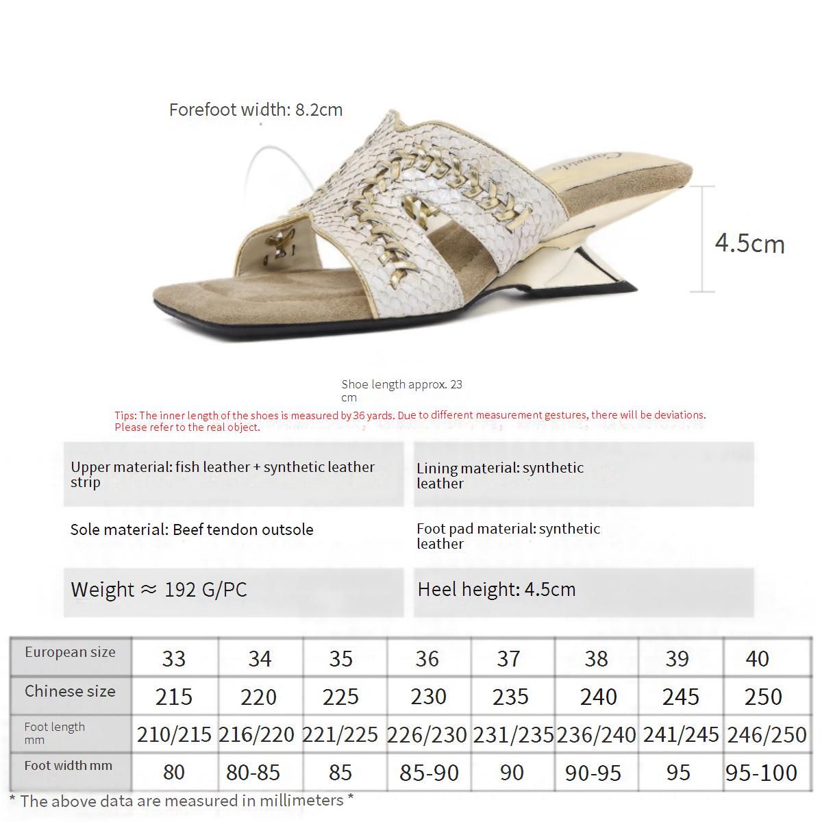 Cameido Dames Dagelijkse Pendelsandalen met Gouden Visleren Vierkante Teen en Wedges_voghion.com