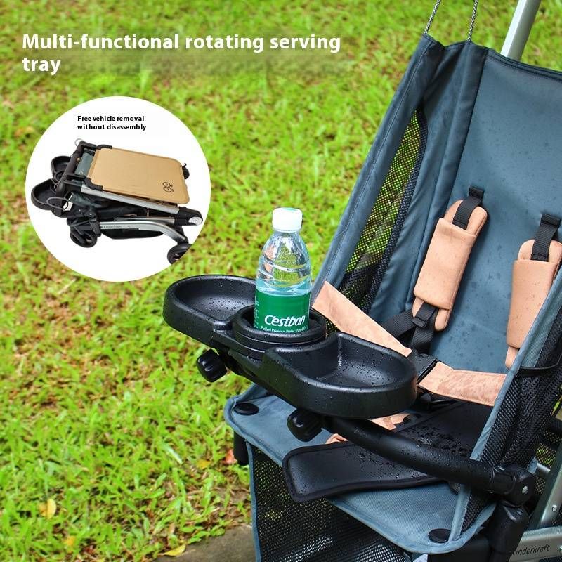Baby Stroller Dining Plate Three In One Snack Suction Cup_voghion.com