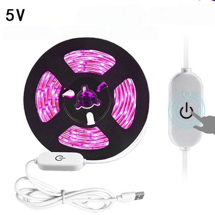 5-V-USB-Touch-Dimmer-LED-Lichtstreifen – 2835-Chip, 60 LEDs/m, wasserdichte und nicht wasserdichte Optionen, Warmweiß/Kaltweiß_voghion.com