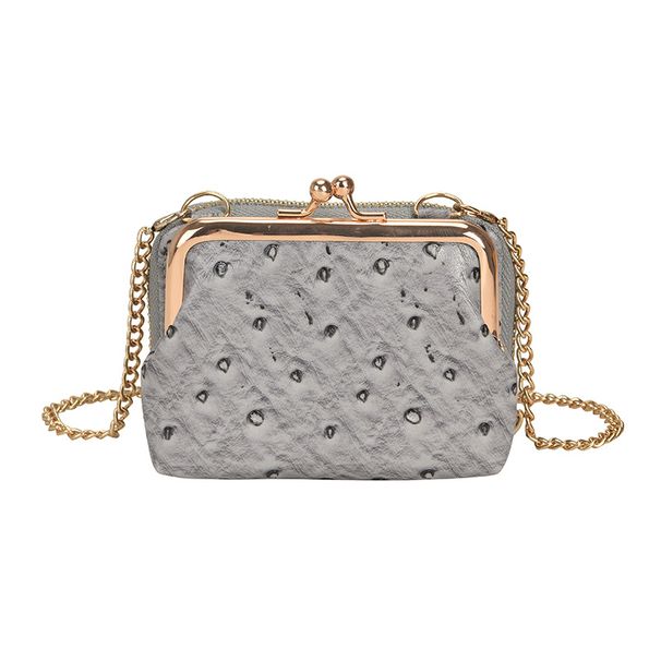 Torebka damska na jedno ramię, wzór strusia, mała torebka typu crossbody, tekstura popularna_voghion.com