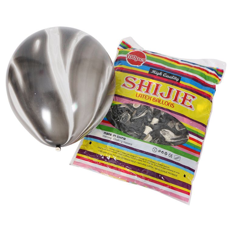 Palloncini in lattice di alta qualità da 10 pollici di spessore, 2,3 g, con stampa a forma di nuvola, per decorazioni per feste di compleanno - Colori assortiti_voghion.com