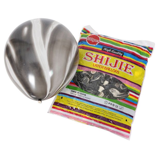 Palloncini in lattice di alta qualità da 10 pollici di spessore, 2,3 g, con stampa a forma di nuvola, per decorazioni per feste di compleanno - Colori assortiti_voghion.com