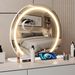 Hollywood Makeup Mirror Large Vanity Light Mirror With Dimmable LED Bulbs Round_voghion.com