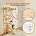 Swedish Ladder Wall Gym 8 In 1 Wooden Indoor Playground Climbing Toys_voghion.com