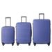 Luggage Sets ABS Hardshell 3pcs Luggage, Lightweight Durable Suitcase Sets Spinner Wheels Suitcase With TSA Lock 20''24''28'' Available(Blue)_voghion.com