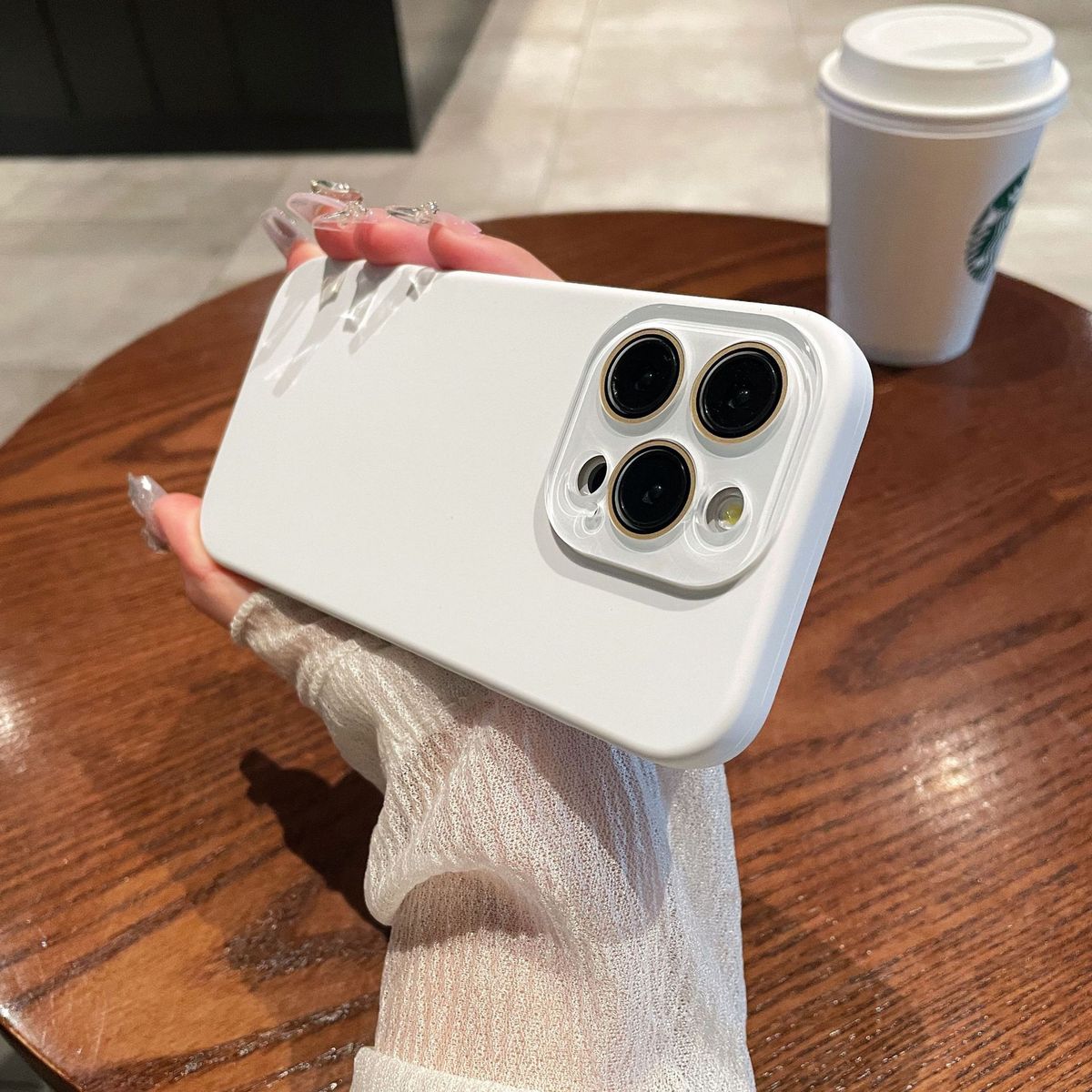 Phone Case & Covers New Liquid Silicone Shell Suitable For IPhone16promax With Lens Film All Inclusive Mobile Phone Shell_voghion.com